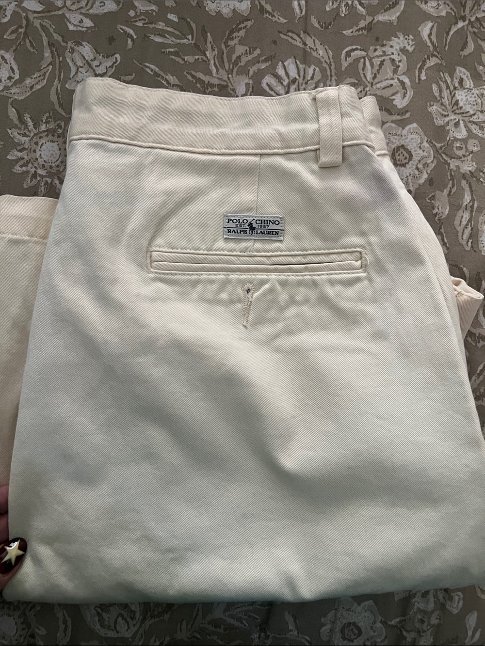 Ralph Lauren Cream Polo Chino Pants